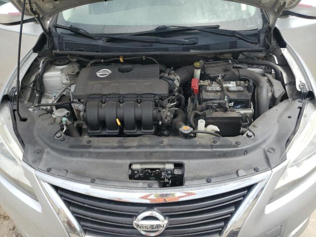 3N1AB7APXEY233306 - 2014 NISSAN SENTRA S SILVER photo 11