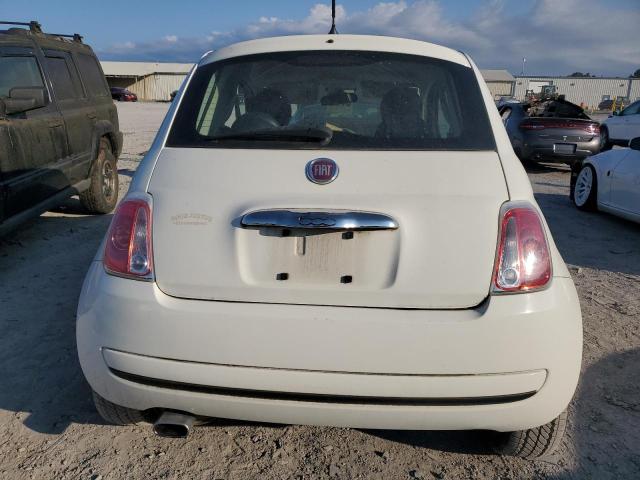 3C3CFFAR6FT598610 - 2015 FIAT 500 POP WHITE photo 6