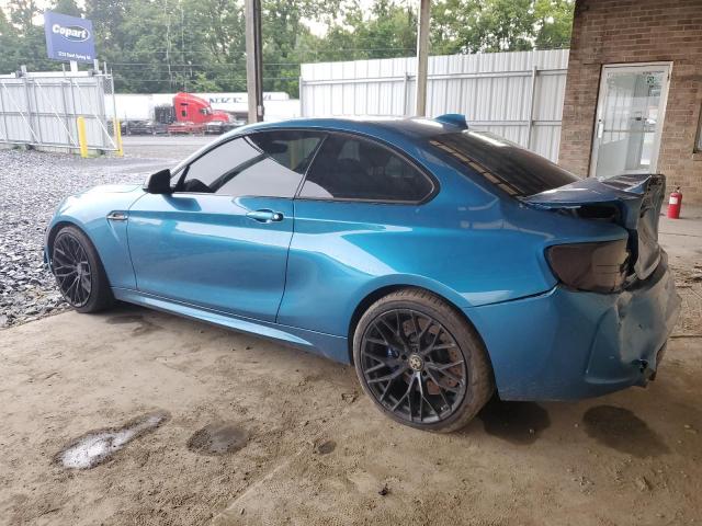 WBS1J5C58JVE51988 - 2018 BMW M2 Blau Foto 2