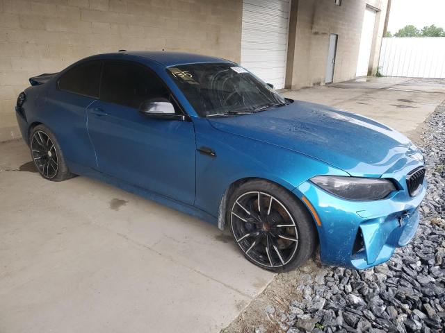 WBS1J5C58JVE51988 - 2018 BMW M2 Blau Foto 4