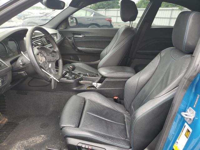 WBS1J5C58JVE51988 - 2018 BMW M2 Blau Foto 7