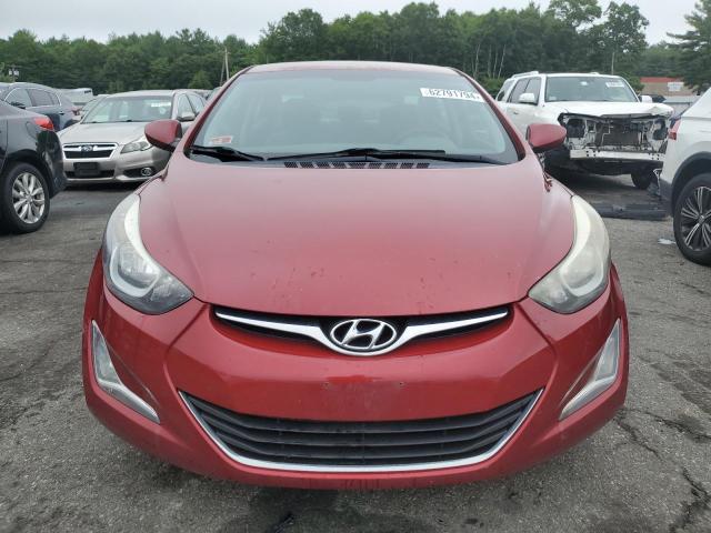 5NPDH4AE1GH754646 - 2016 HYUNDAI ELANTRA SE RED photo 5