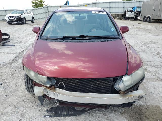 2HGFA1F53AH562652 - 2010 HONDA CIVIC LX MAROON photo 5