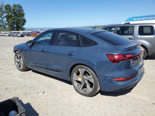 WA13ABGE3NB008610 - 2022 AUDI E-TRON SPORTBACK PRESTIGE BLUE photo 2