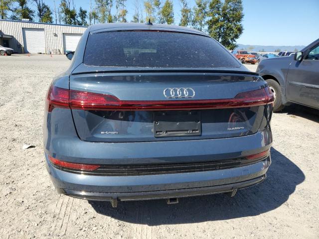 WA13ABGE3NB008610 - 2022 AUDI E-TRON SPORTBACK PRESTIGE BLUE photo 6
