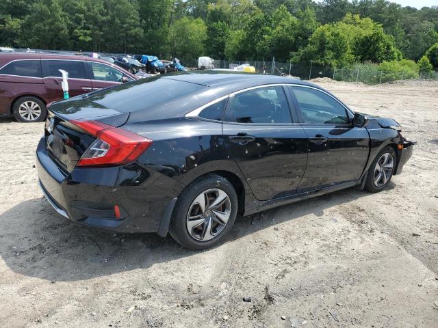 19XFC2F67KE018935 - 2019 HONDA CIVIC LX BLACK photo 3