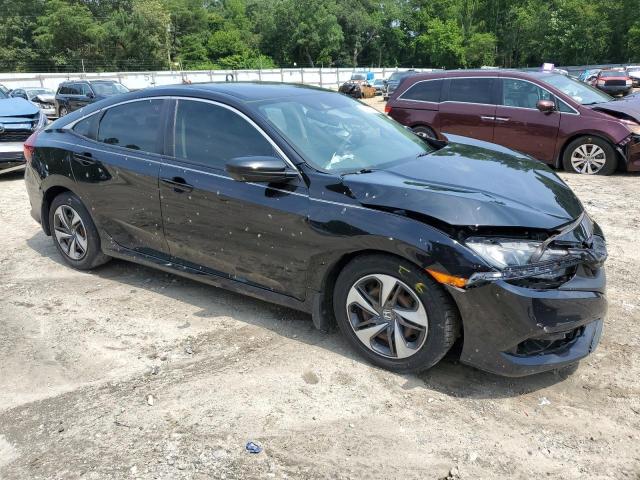 19XFC2F67KE018935 - 2019 HONDA CIVIC LX BLACK photo 4