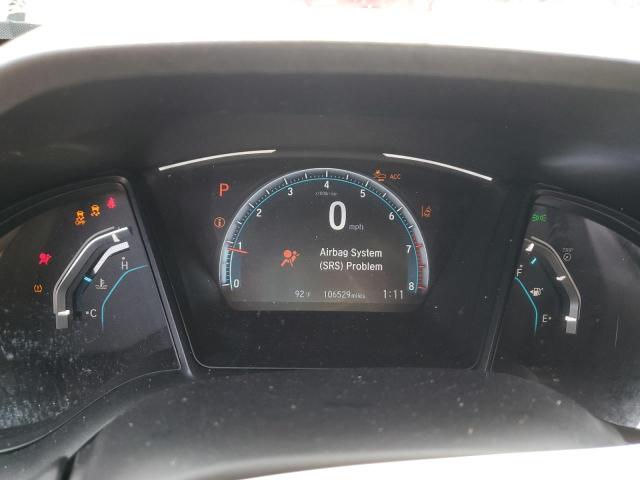 19XFC2F67KE018935 - 2019 HONDA CIVIC LX BLACK photo 9