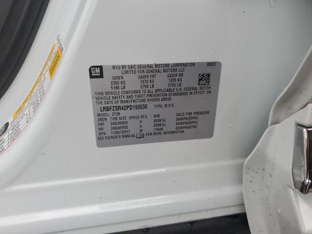 LRBFZSR42PD199538 - 2023 BUICK ENVISION AVENIR Weiß Foto 12