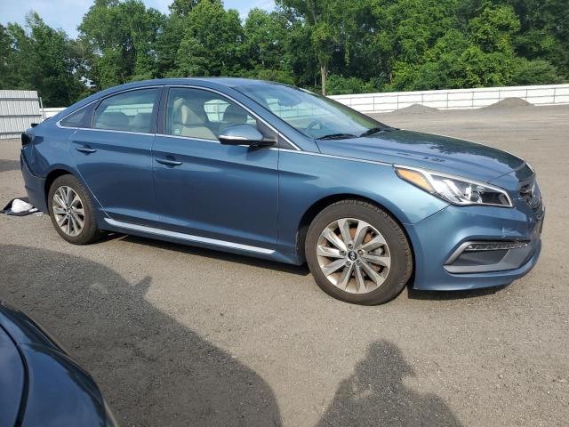 5NPE34AF5HH479568 - 2017 HYUNDAI SONATA SPORT أزرق صورة 4