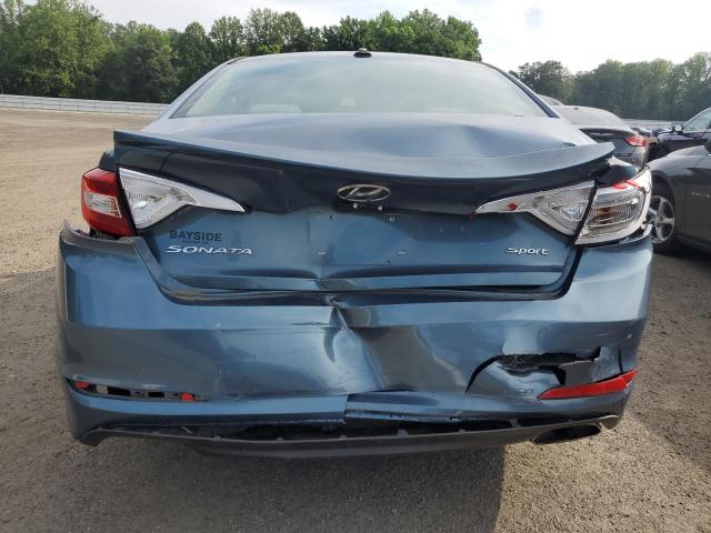 5NPE34AF5HH479568 - 2017 HYUNDAI SONATA SPORT أزرق صورة 6