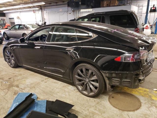 5YJSA1E2XHF193129 - 2017 TESLA MODEL S Սև լուսանկար 2