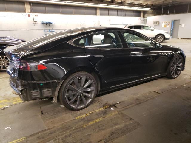 5YJSA1E2XHF193129 - 2017 TESLA MODEL S Սև լուսանկար 3