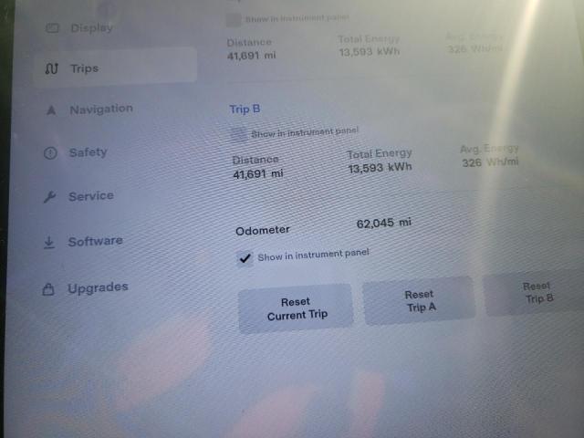 5YJSA1E2XHF193129 - 2017 TESLA MODEL S Սև լուսանկար 9