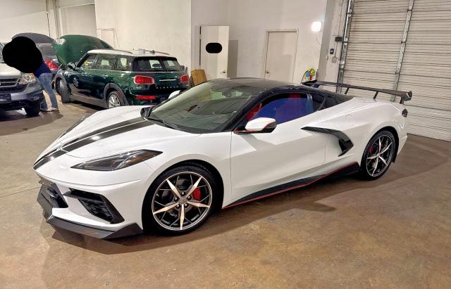 1G1YA2D46N5107050 - 2022 CHEVROLET CORVETTE STINGRAY 1LT WHITE photo 2