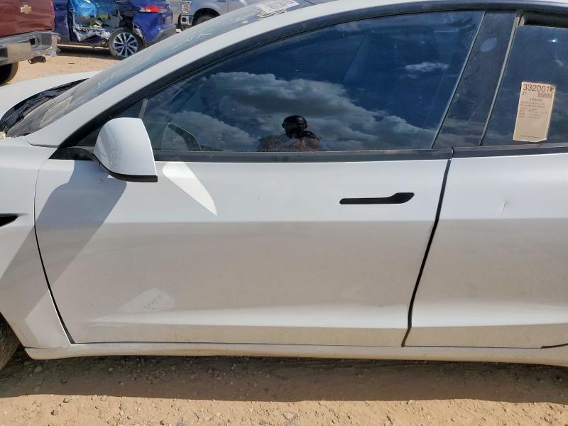 5YJ3E1EA3PF605955 - 2023 TESLA MODEL 3 WHITE photo 7