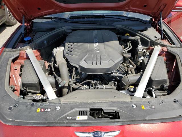 KMTG54TE7NU095009 - 2022 GENESIS G70 BASE RED photo 11