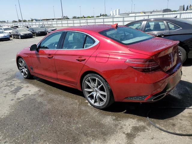 KMTG54TE7NU095009 - 2022 GENESIS G70 BASE RED photo 2