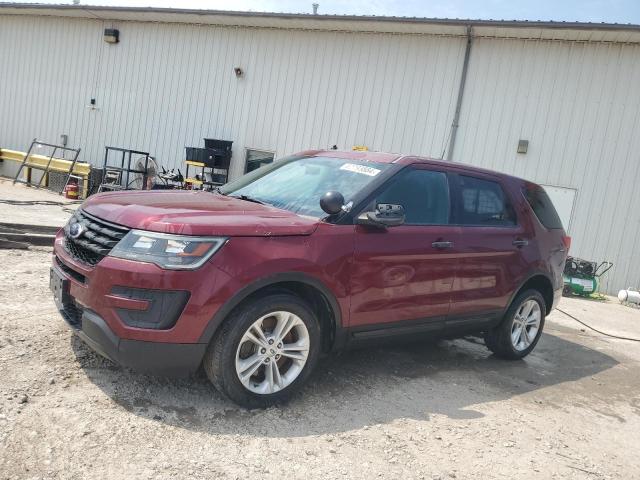 1FM5K8AR8HGA37081 - 2017 FORD EXPLORER POLICE INTERCEPTOR 栗色 照片 1