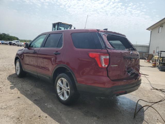 1FM5K8AR8HGA37081 - 2017 FORD EXPLORER POLICE INTERCEPTOR 栗色 照片 2