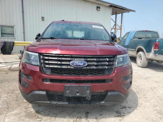 1FM5K8AR8HGA37081 - 2017 FORD EXPLORER POLICE INTERCEPTOR 栗色 照片 5