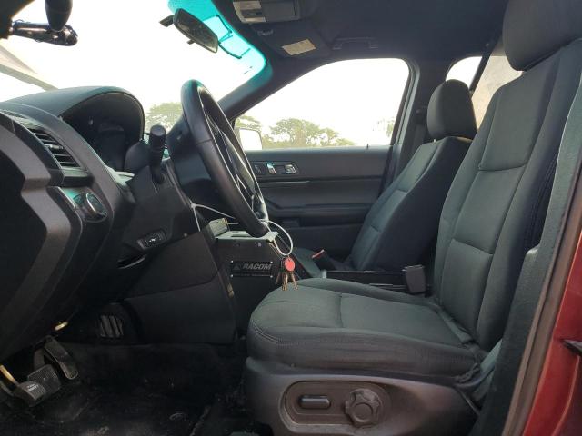 1FM5K8AR8HGA37081 - 2017 FORD EXPLORER POLICE INTERCEPTOR 栗色 照片 7