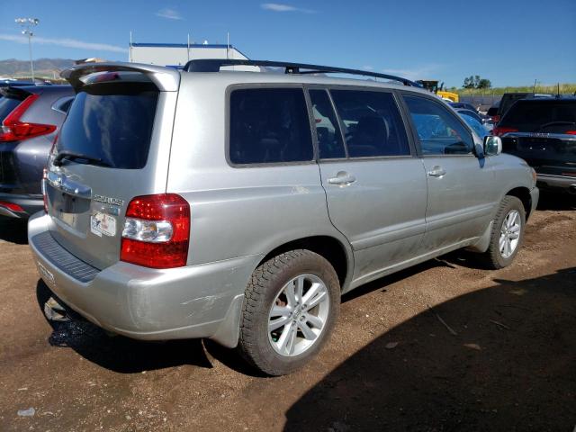 JTEEW21A960010571 - 2006 TOYOTA HIGHLANDER HYBRID SILVER photo 3