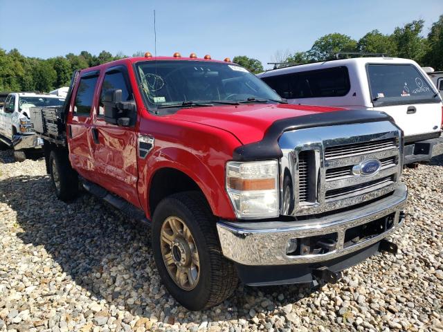 1FTSW21508EC24896 - 2008 FORD F250 SUPER DUTY RED photo 4