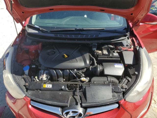 KMHDH4AE0FU326289 - 2015 HYUNDAI ELANTRA SE RED photo 11