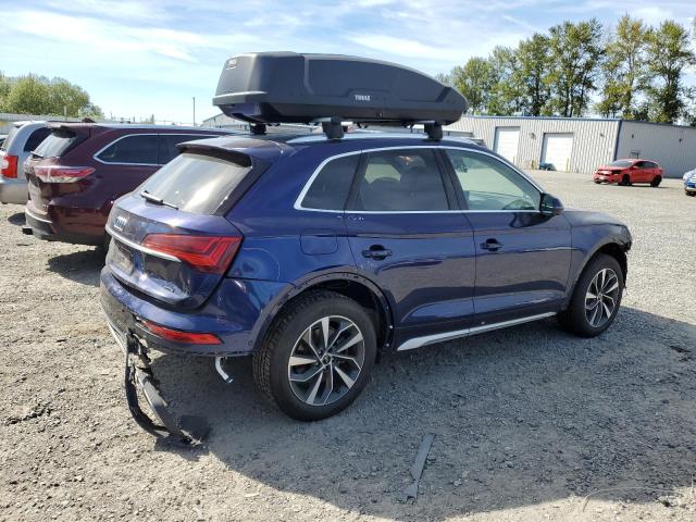 WA1CAAFY8M2100316 - 2021 AUDI Q5 PRESTIGE BLUE photo 3