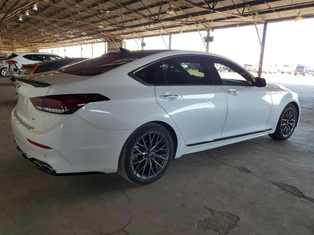 KMHGN4JB9JU285505 - 2018 GENESIS G80 SPORT WHITE photo 3