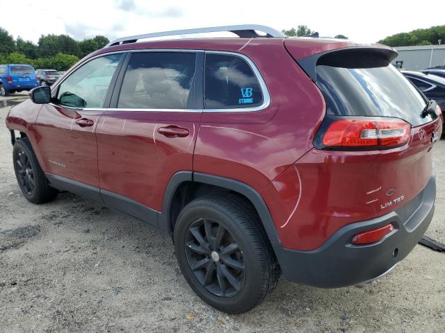 1C4PJMDB0FW741057 - 2015 JEEP CHEROKEE LIMITED BURGUNDY photo 2