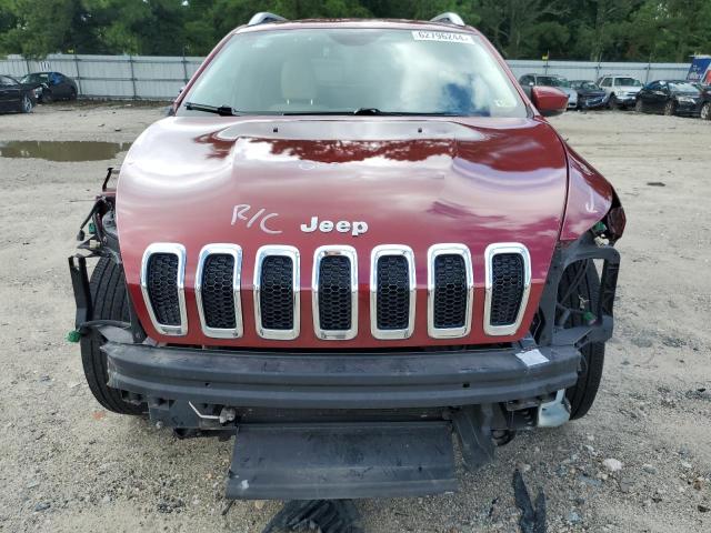 1C4PJMDB0FW741057 - 2015 JEEP CHEROKEE LIMITED BURGUNDY photo 5