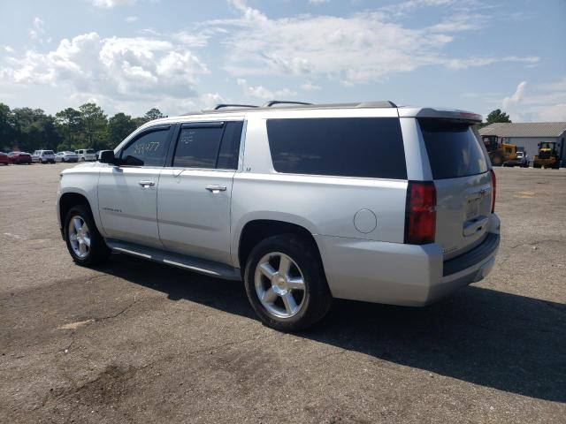 1GNSCJKC3FR289349 - 2015 CHEVROLET SUBURBAN C1500 LT SILVER photo 2