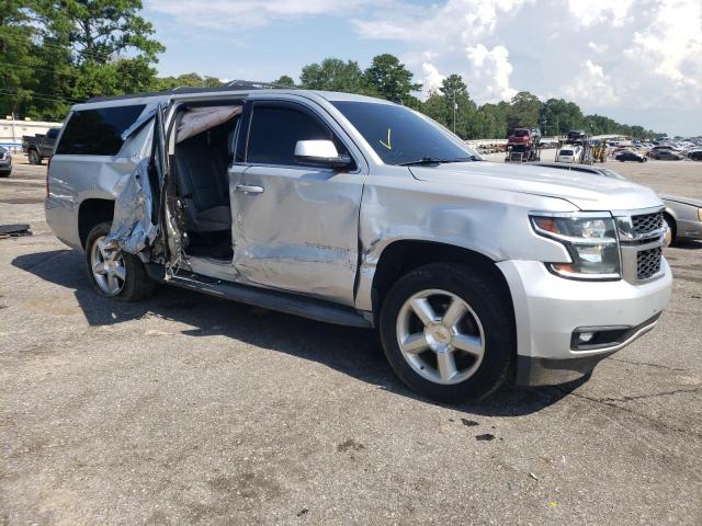 1GNSCJKC3FR289349 - 2015 CHEVROLET SUBURBAN C1500 LT SILVER photo 4