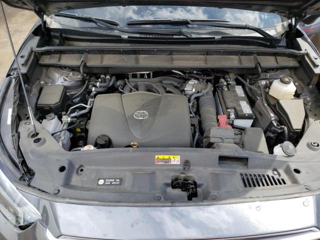 5TDGZRBHXMS557349 - 2021 TOYOTA HIGHLANDER XLE SILVER photo 12