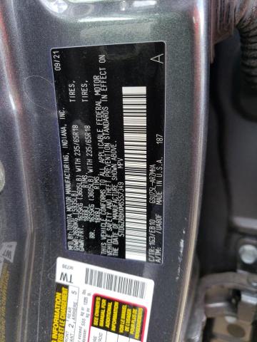 5TDGZRBHXMS557349 - 2021 TOYOTA HIGHLANDER XLE SILVER photo 13