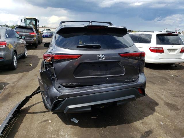 5TDGZRBHXMS557349 - 2021 TOYOTA HIGHLANDER XLE SILVER photo 6