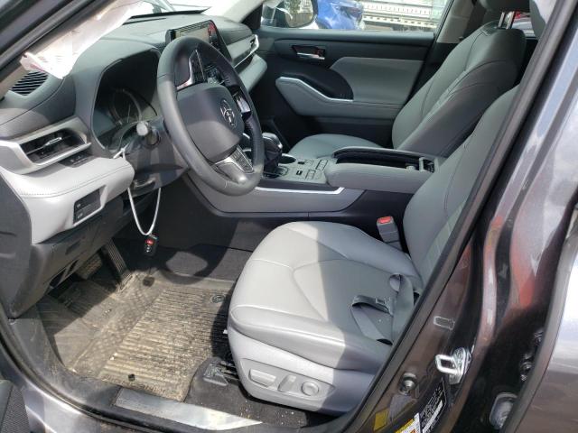 5TDGZRBHXMS557349 - 2021 TOYOTA HIGHLANDER XLE SILVER photo 7