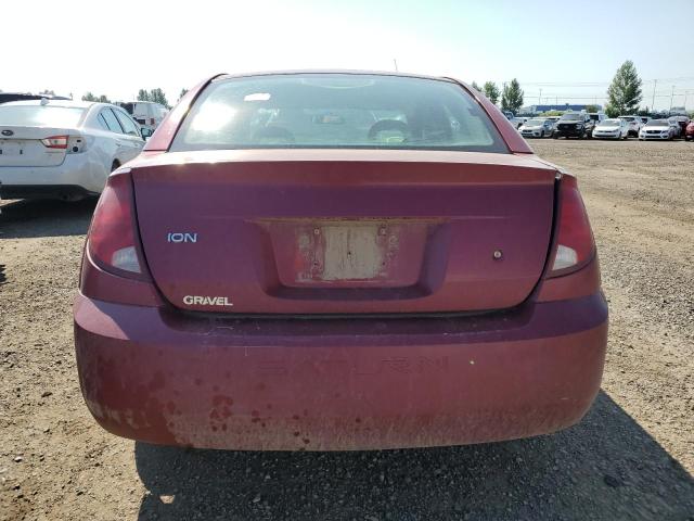 1G8AJ55F57Z186937 - 2007 SATURN ION LEVEL 2 RED photo 6