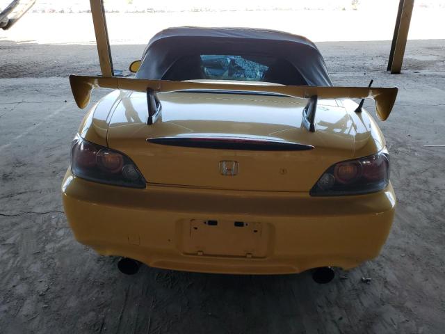 JHMAP21486S001258 - 2006 HONDA S2000 YELLOW photo 6