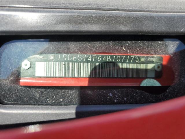 1GCES14P64B107173 - 2004 CHEVROLET SSR 红色 照片 12