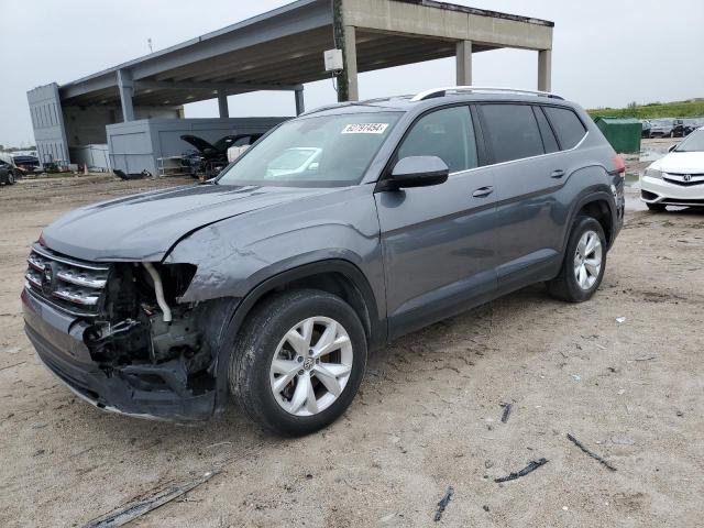 1V2LR2CA6JC583322 - 2018 VOLKSWAGEN ATLAS SE GRAY photo 1