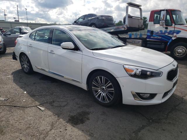 KNALN4D72F5178238 - 2015 KIA CADENZA PREMIUM WHITE photo 4