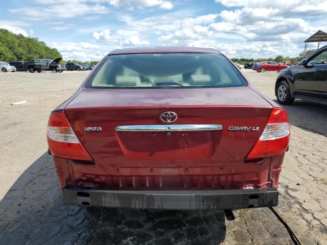 4T1BE32K83U254090 - 2003 TOYOTA CAMRY LE MAROON photo 6