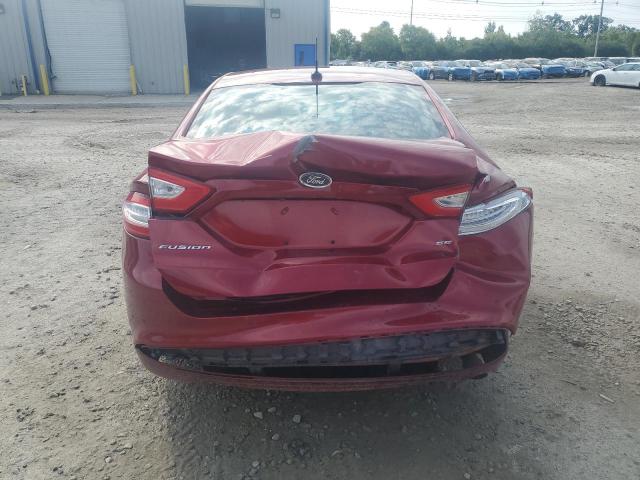 1FA6P0HD3G5129365 - 2016 FORD FUSION SE RED photo 6