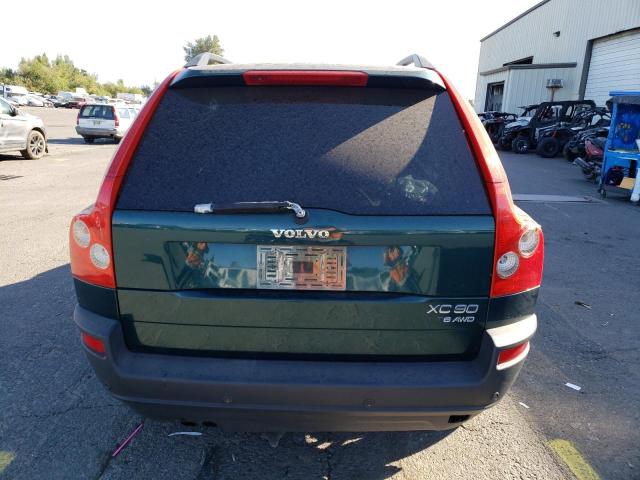 YV1CZ91H141124090 - 2004 VOLVO XC90 T6 GREEN photo 6