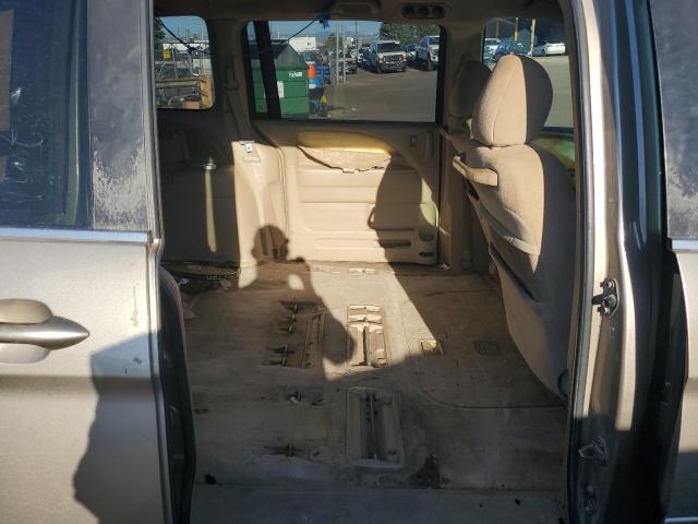 5FNRL38476B407265 - 2006 HONDA ODYSSEY EX BEIGE photo 11