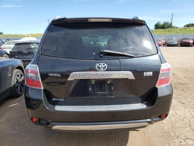 JTEEW41A592027341 - 2009 TOYOTA HIGHLANDER HYBRID BLACK photo 6