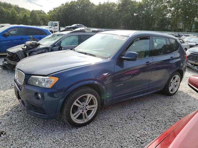 5UXWX9C50D0A32617 - 2013 BMW X3 XDRIVE28I BLUE photo 1